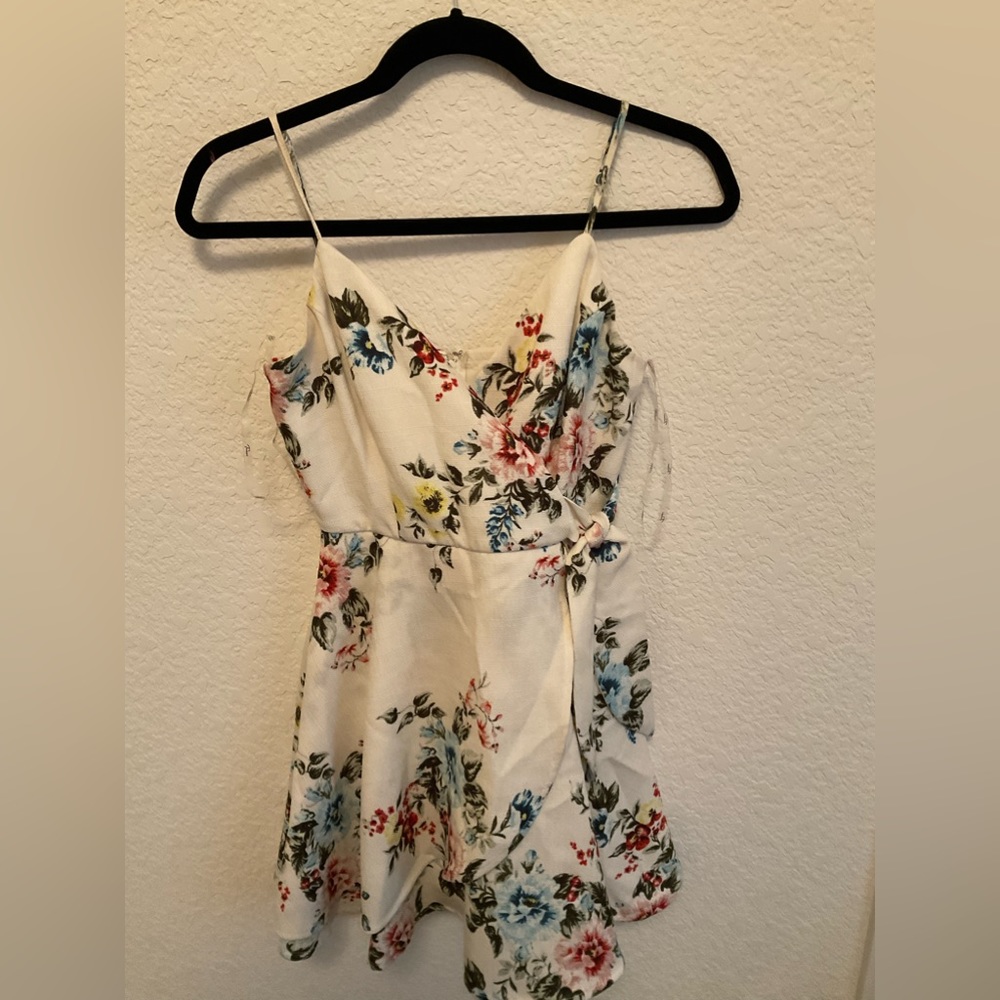 Floral Juniors Skater Dress